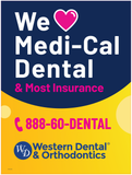A-FRAME Poster Western Dental - We Heart Medi-Cal Dental