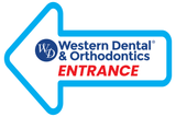 Western Dental Entrance Arrow