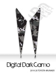 4Runner Fangs - Digital Black Grey Camo