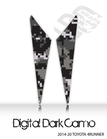 4Runner Fangs - Digital Black Grey Camo